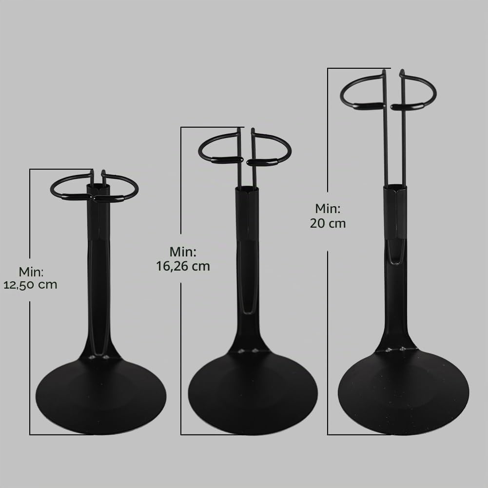 UCanaan 20 Stück Puppenständer - Action Figur Ständer mit erweiterbarem Taillendraht für 8„-14“ Pupp