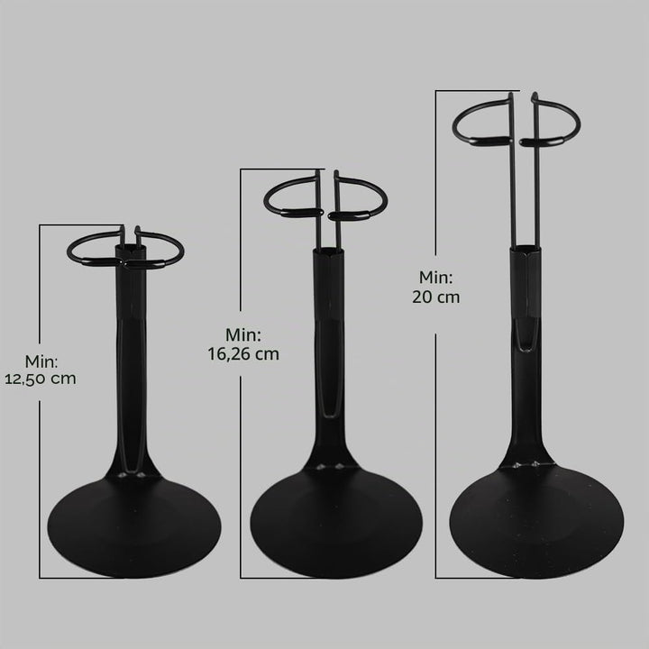 UCanaan 20 Stück Puppenständer - Action Figur Ständer mit erweiterbarem Taillendraht für 8„-14“ Pupp