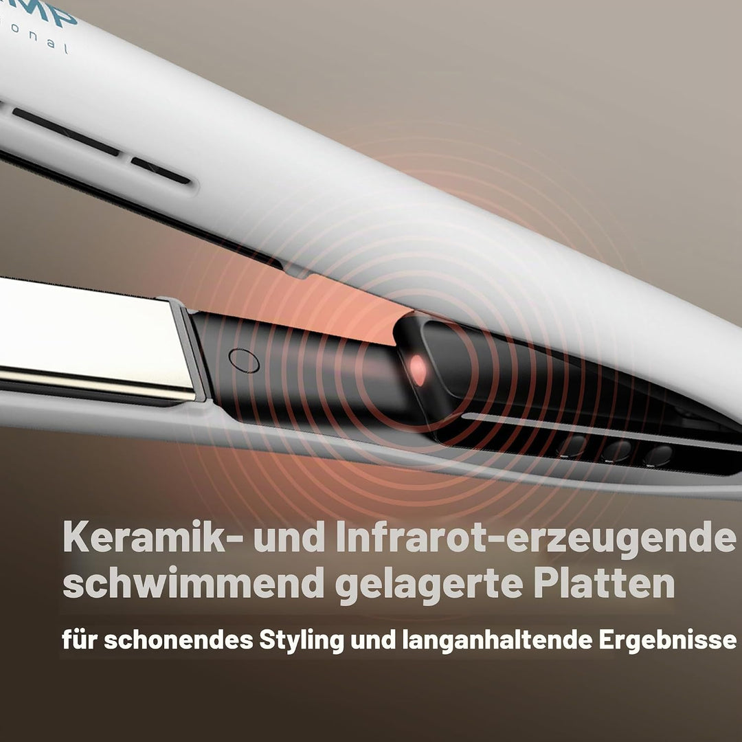 Revamp Progloss Ion Shine Keramik-Glätteisen mit Ionen-Technologie für jederzeit frizzfreie Ergebnis