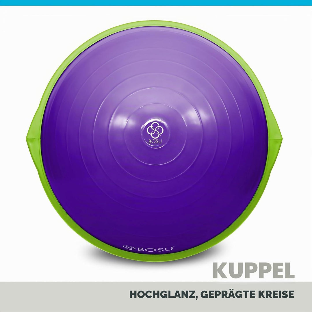 Bosu, Home Gym Equipment, The Original Balance Trainer, 66 cm Durchmesser Violett/Limettengrün, Viol