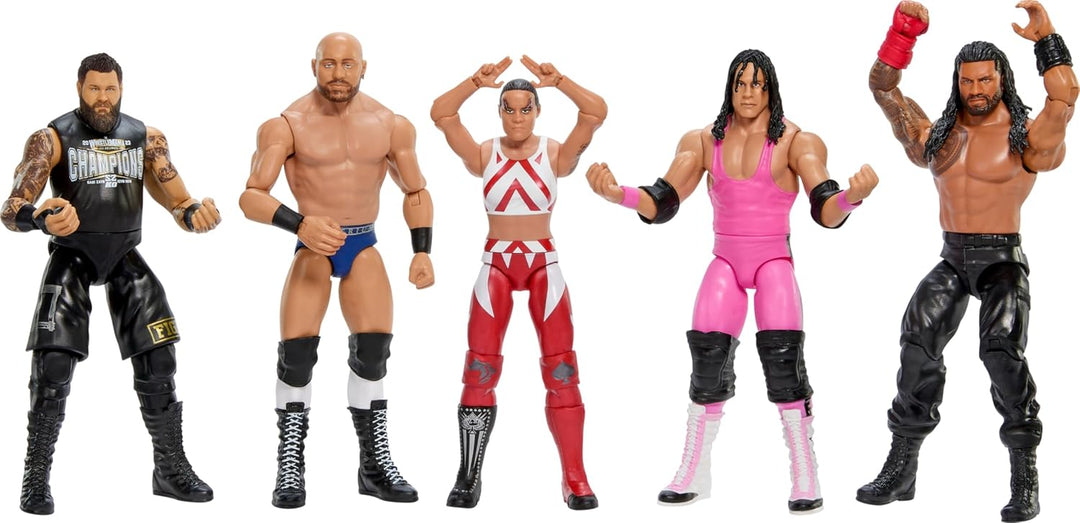 Mattel WWE Actionfigur, 15,2 cm grosses Sammlerstück Bret "Hit Man" Hart mit 10 Artikulationspunkten