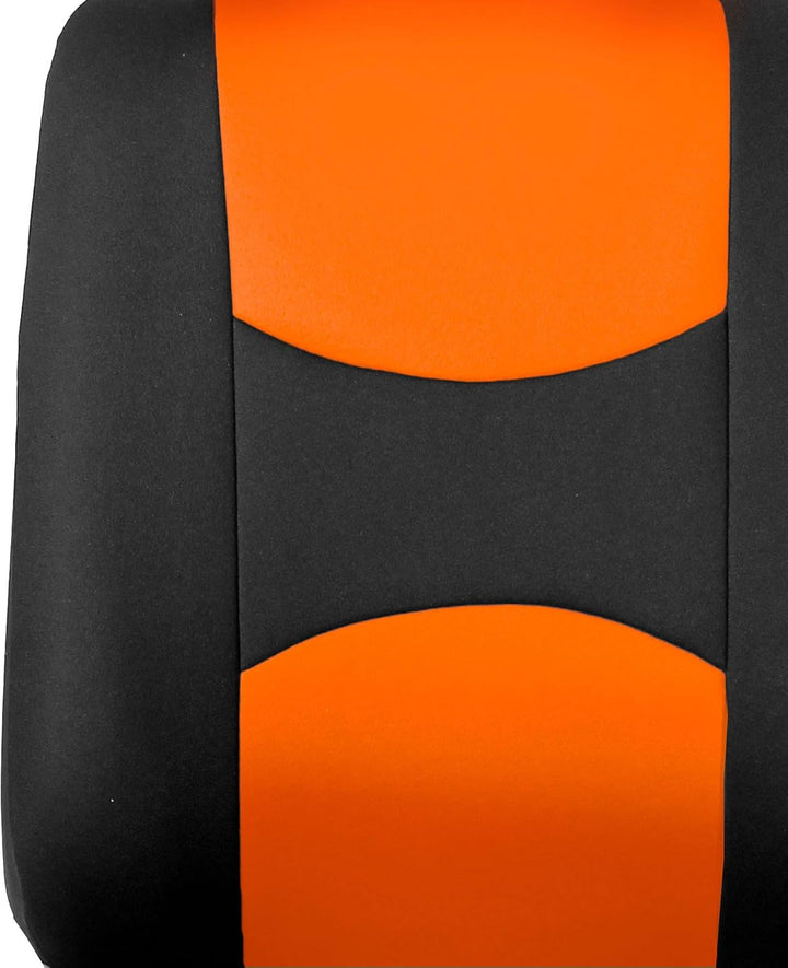 Satz vorne Flachgewebe - Autositzbezüge Orange Orange-Pair Set, Orange-Pair Set