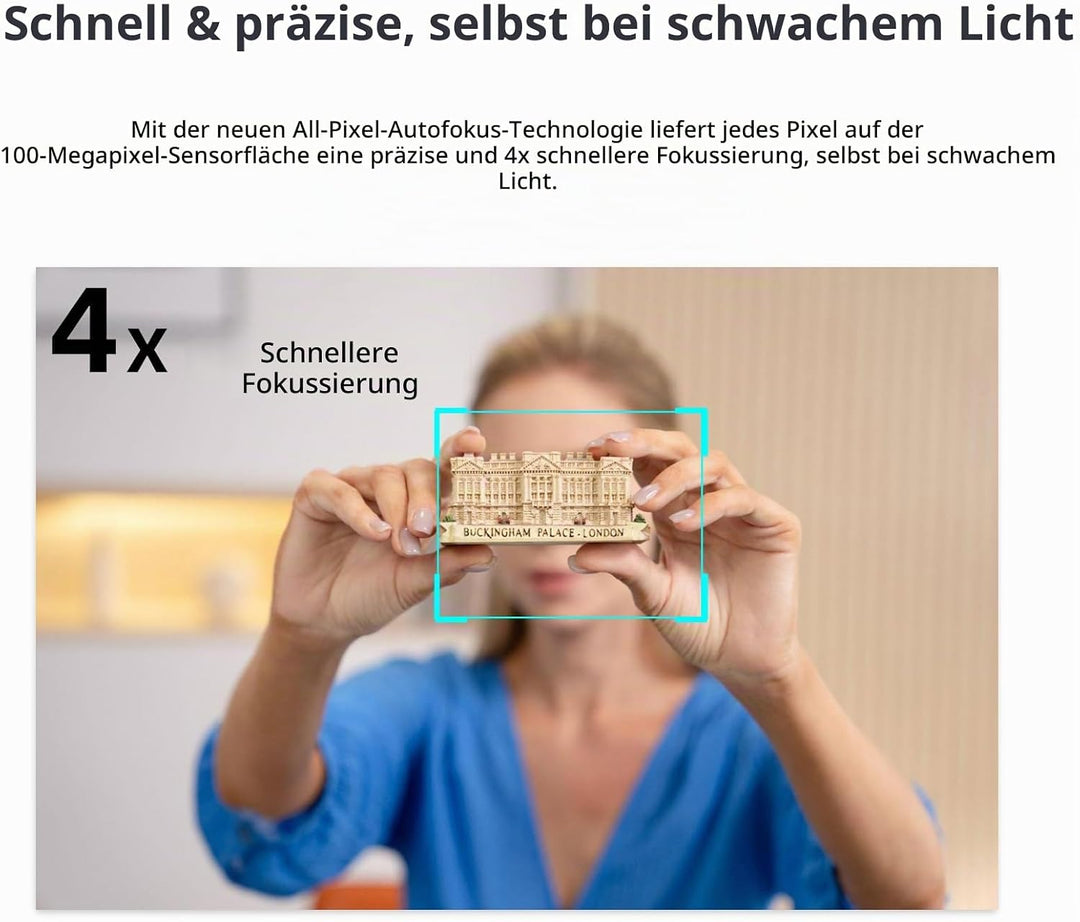 OBSBOT Tiny 2 AI-betriebene PTZ 4K Webcam 1/1,5" CMOS 4X schnellere Fokussierung USB 3.0 10x schnell