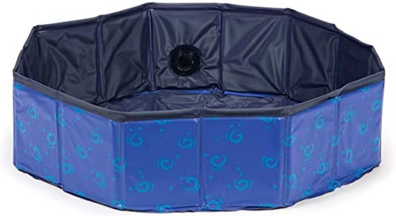 Karlie 521482 Doggy Pool H: 30 cm ø: 160 cm blau Blau L: 160 cm B: 160 cm H: 30 cm, Blau L: 160 cm B