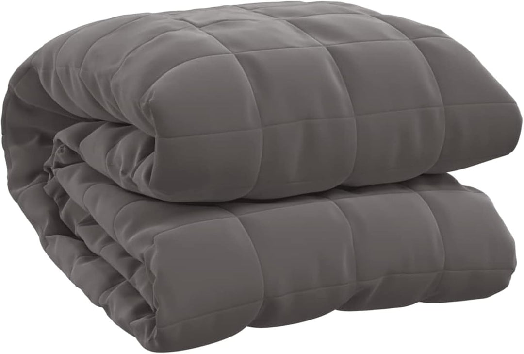 Homgoday Gewichtete Decke, Grau, 200 x 230 cm, 13 kg, Stoff, Möbeldekor, warme und bequeme Decke, ho
