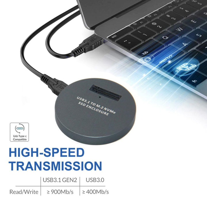Chenyang CY Type C USB 3.1 USB C zu M.3 NVME M-Schlüssel NGFF SSD Externer PCBA Konveteradapter Vert