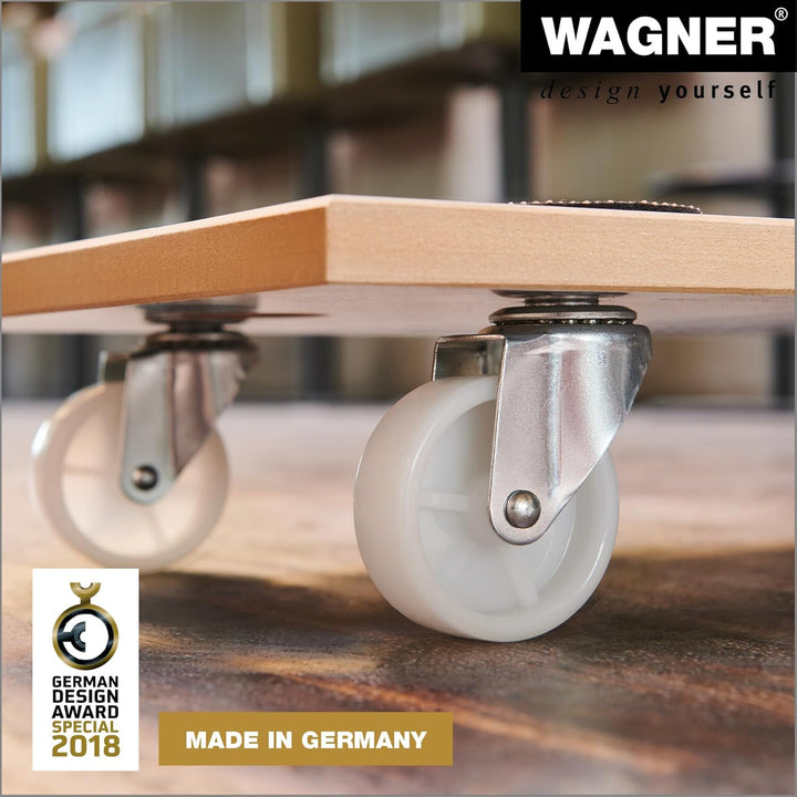 WAGNER Transporthilfe MM 1319 I 57,5 x 30 x 10 cm - Tragkraft 200 kg - Spezialbeschichtung I Anti-Ru