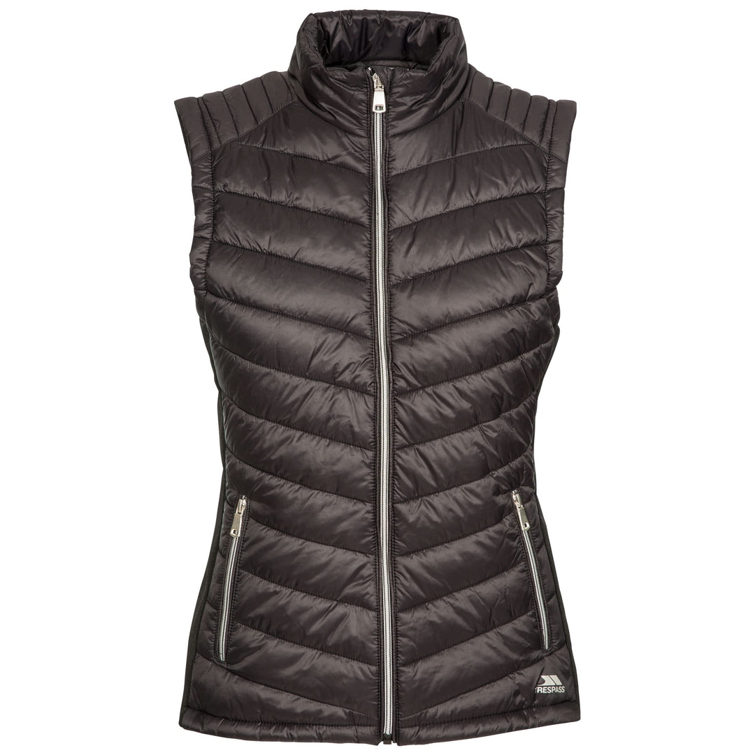Trespass Damen Elanora-Female Padded Gilet Weste XXL Schwarz, XXL Schwarz