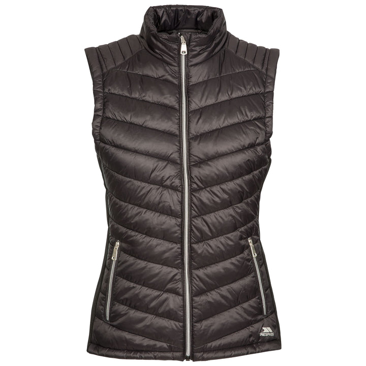 Trespass Damen Elanora-Female Padded Gilet Weste XXL Schwarz, XXL Schwarz