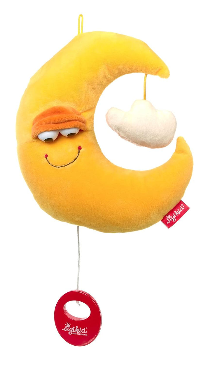 SIGIKID 42692 Spieluhr Gute Nacht Mond Musik Mädchen und Jungen Babyspielzeug empfohlen ab Geburt ge