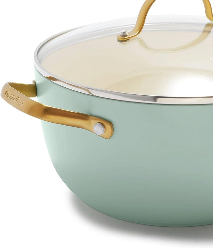 GreenPan Kochgeschirr-Set, 6-teilig, antihaftbeschichtet, Aluminium für umfassendes Kochen, Induktio