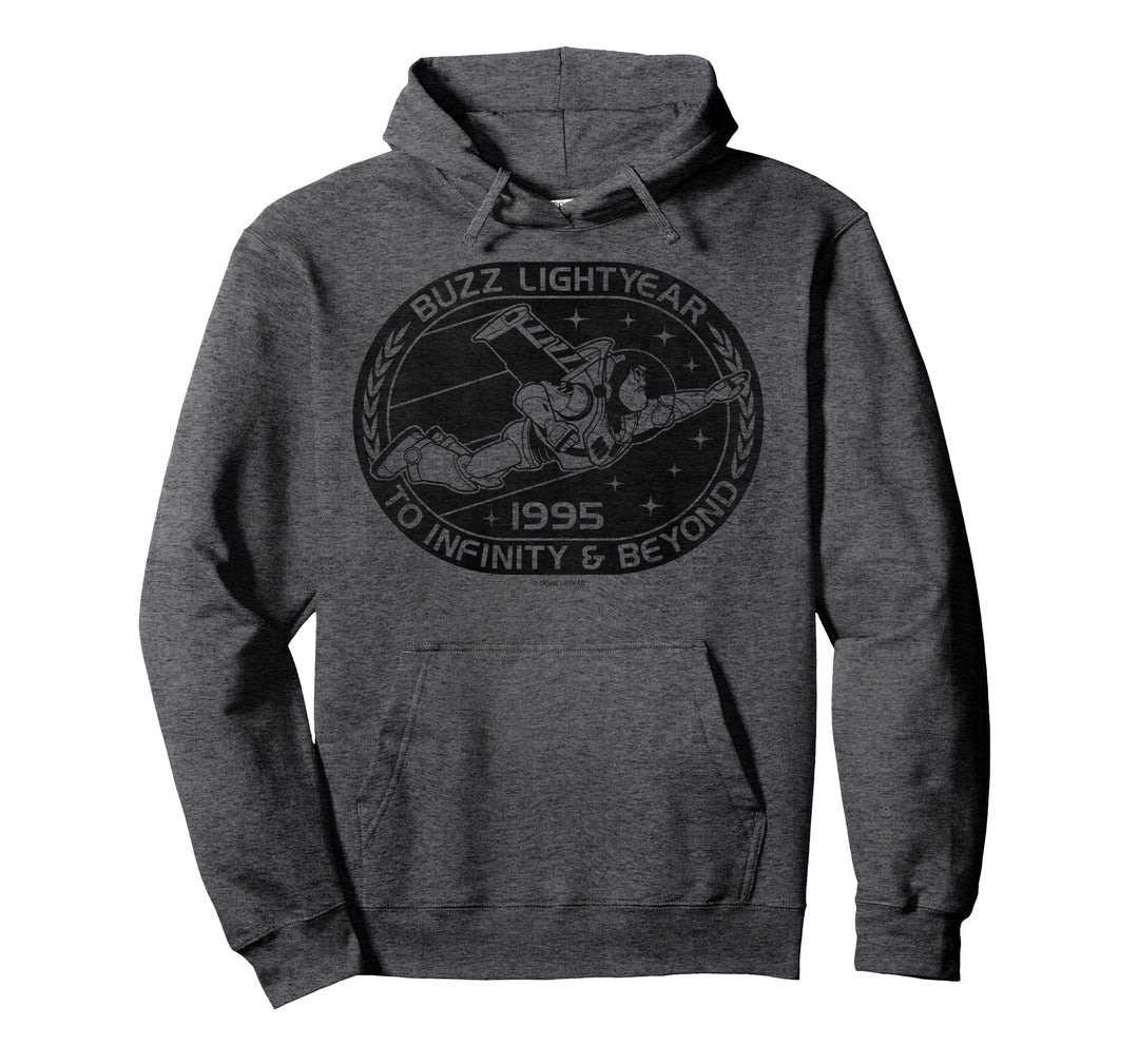 Disney Pixar Toy Story Buzz Lightyear Black And White 1995 Pullover Hoodie