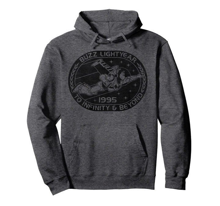 Disney Pixar Toy Story Buzz Lightyear Black And White 1995 Pullover Hoodie