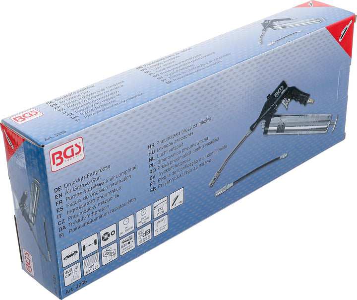 BGS 3236 | Druckluft-Fettpresse | 400 cm³, Druckluft-Fettpresse