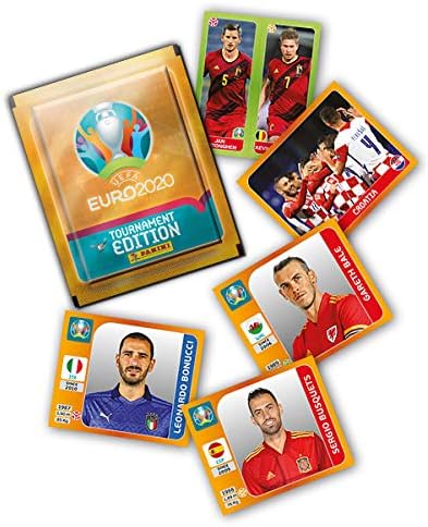 Panini E21STP UEFA EURO 2020 Tournament Edition - Offizielle Stickerkollektion - Box (100 Tüten) 100