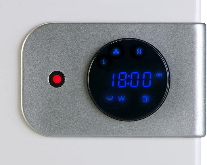 Sichler Haushaltsgeräte Wandheizung: Keramik Wandheizlüfter mit digitalem Thermostat, Oszillation, 2