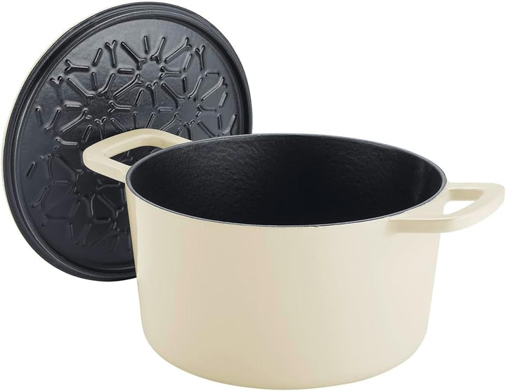 Fissler Moments Collection/Emaillierter Gusseisen-Bräter, rund (Ø 24 cm) Cast-Iron Topf, Cocotte Aro