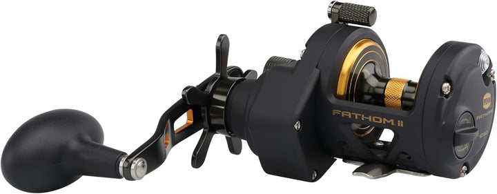 PENN Fathom II Star Drag Multirolle – Salzwasser-Angelrolle für Boots-, Küsten- und Kajakangeln 12|