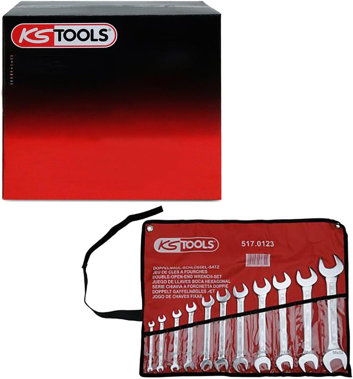 KS Tools 517.0123 CLASSIC Doppel-Maulschlüssel-Satz, 11-tlg., 6x7-30x32mm