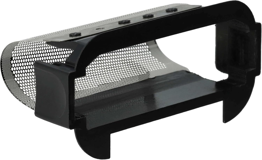 vhbw Scherfolie kompatibel mit Braun Micron 808 Elektrorasierer + Rahmen, schwarz/Silber