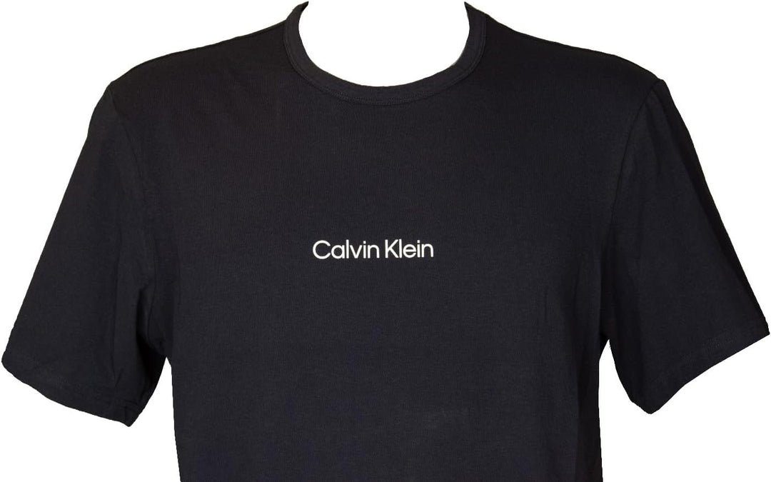 Calvin Klein Herren Kurzarm Rundhals T-Shirts M Blau (Night Sky), M Blau (Night Sky)