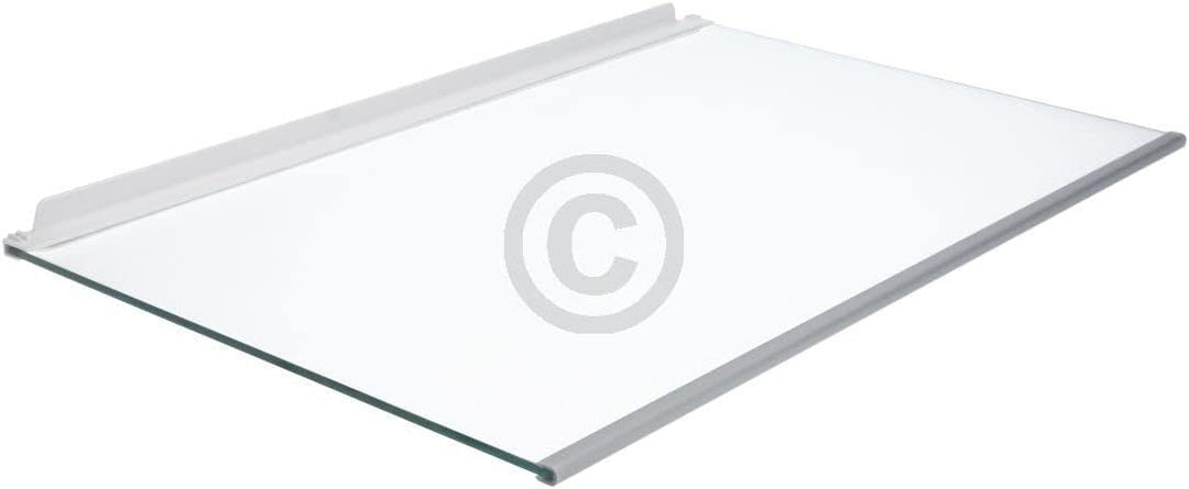 Glasplatte kompatibel mit NEFF 00674929 470x300mm mit Leisten für Kühlschrank KühlGefrierKombination