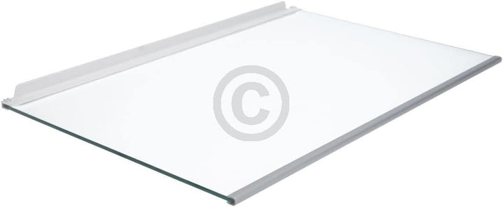 Glasplatte kompatibel mit NEFF 00674929 470x300mm mit Leisten für Kühlschrank KühlGefrierKombination