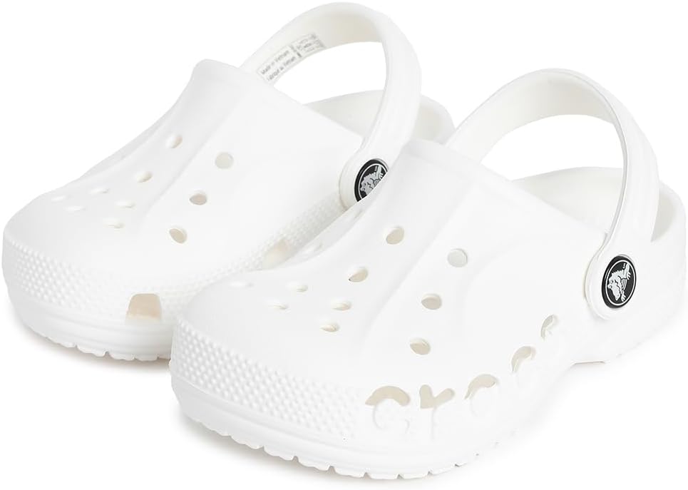 Crocs Unisex Kinder Baya Clog T, 19/20 EU Weiß