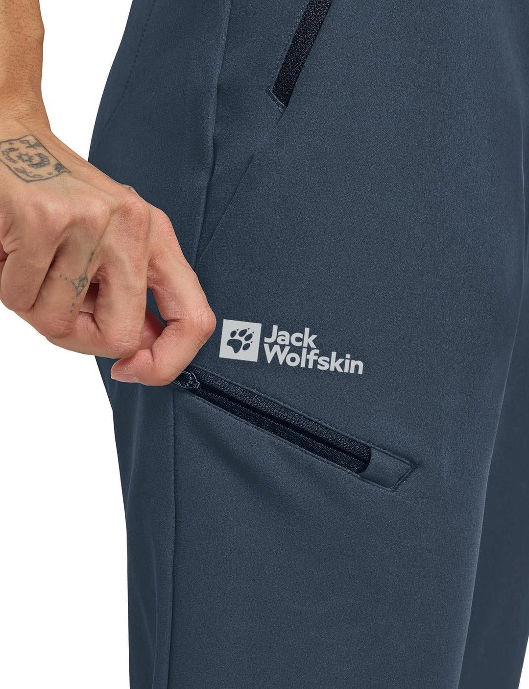 Jack Wolfskin Damen Wanderhose Geigelstein Pants W 34 Midnight Sky, 34 Midnight Sky