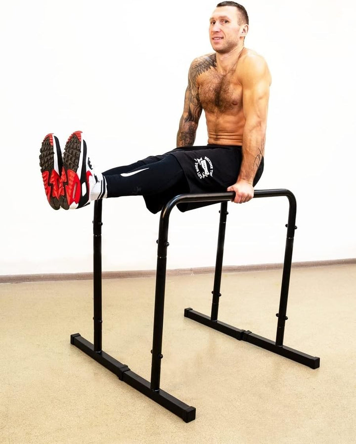 Untitled Dip Barren | Highlets - Paralets 2 in 1 | Dip Station | Workout | Trainingsgerät für Heim G