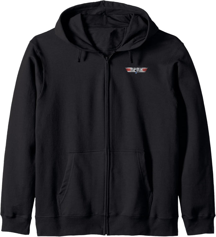 Top Gun Pete Mitchell Maverick Front Back Kapuzenjacke