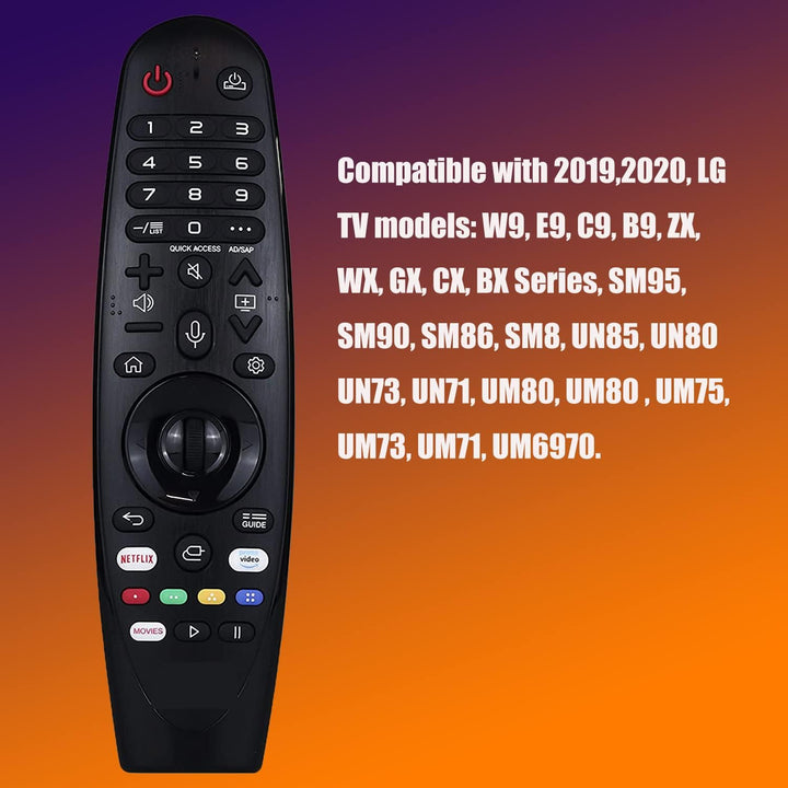 Ersatz Fernbedienung für LG AN-MR19BA AN-MR20GA mit Magic & Voice Funktionen für LG OLED Nanocell 4K