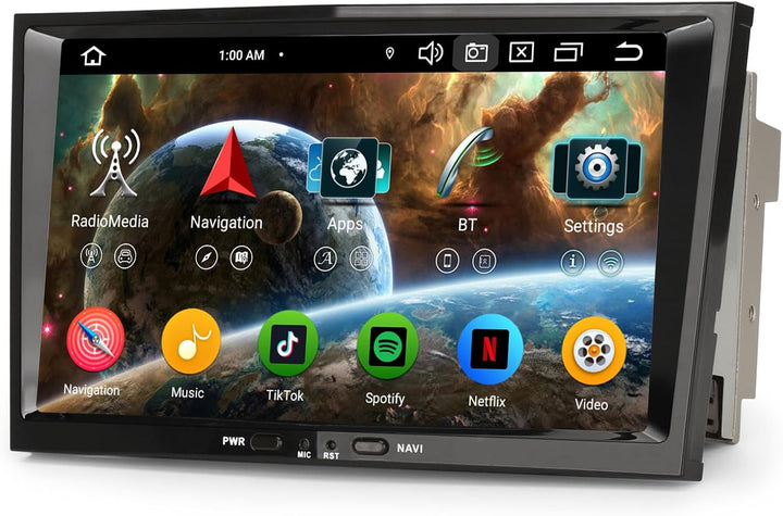 Erisin 8-Kern 4GB+64GB Android 14 GPS Autoradio Bluetooth Navigation für Opel Antara Astra H Corsa C