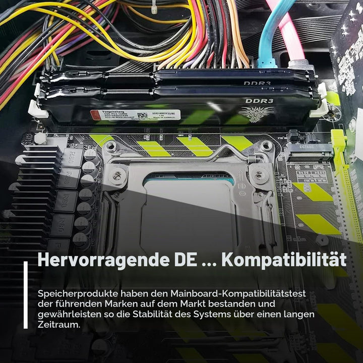 DDR3 16GB Kit (8GBx2) Desktop RAM 1600MHz PC3-12800 UDIMM Non-ECC Unbuffered 1.5V 2Rx8 Dual Rank 240