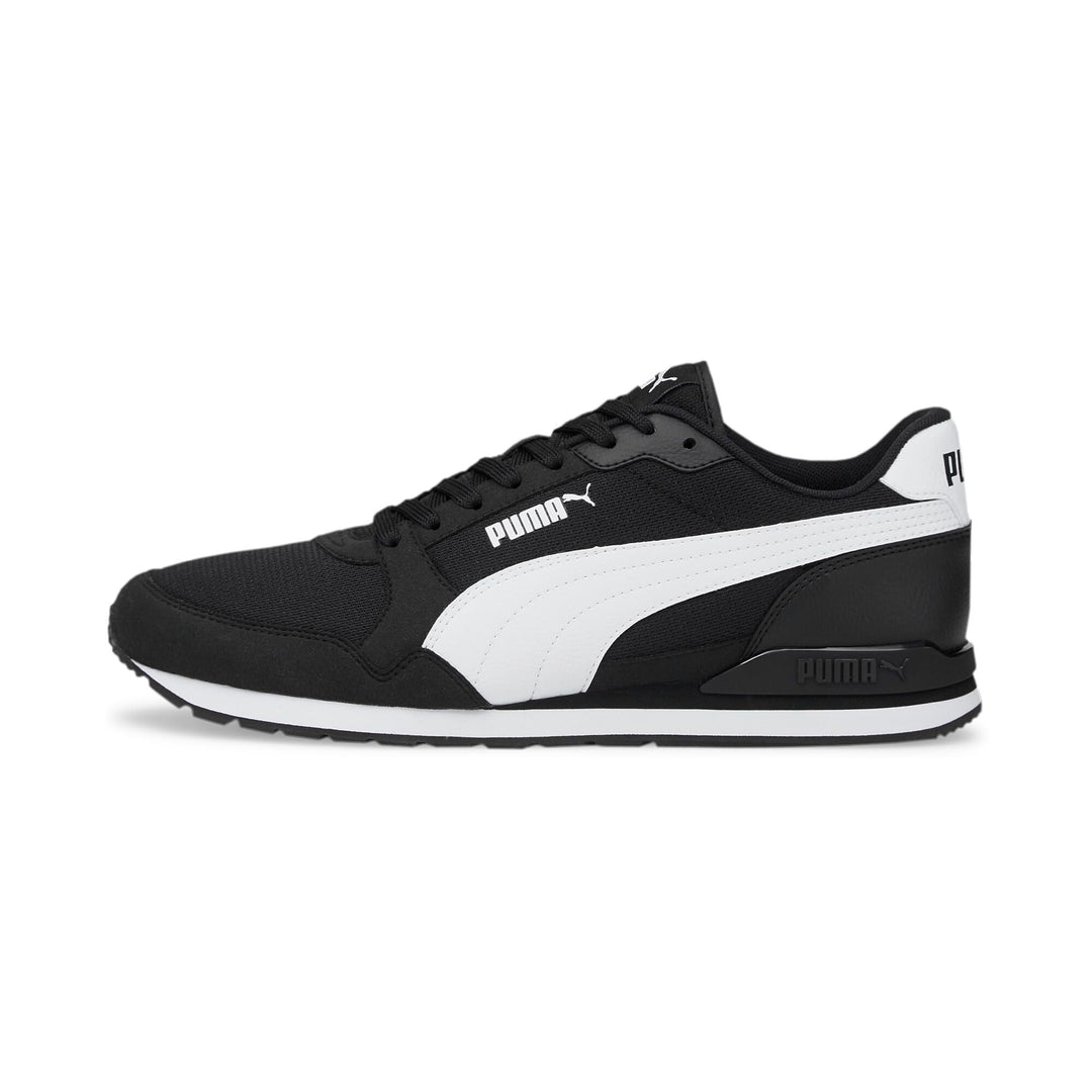 PUMA Unisex St Runner V3 Mesh Sneaker 40.5 EU Puma Black Puma White, 40.5 EU Puma Black Puma White