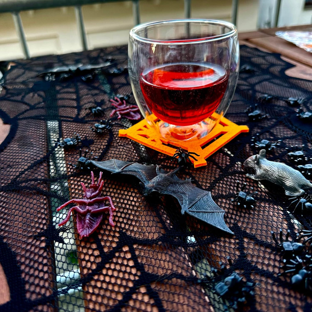Oblique Unique® Horror Streudeko Fledermäuse 6 Stück Fledermaus Tischdeko für Halloween Deko Faschin