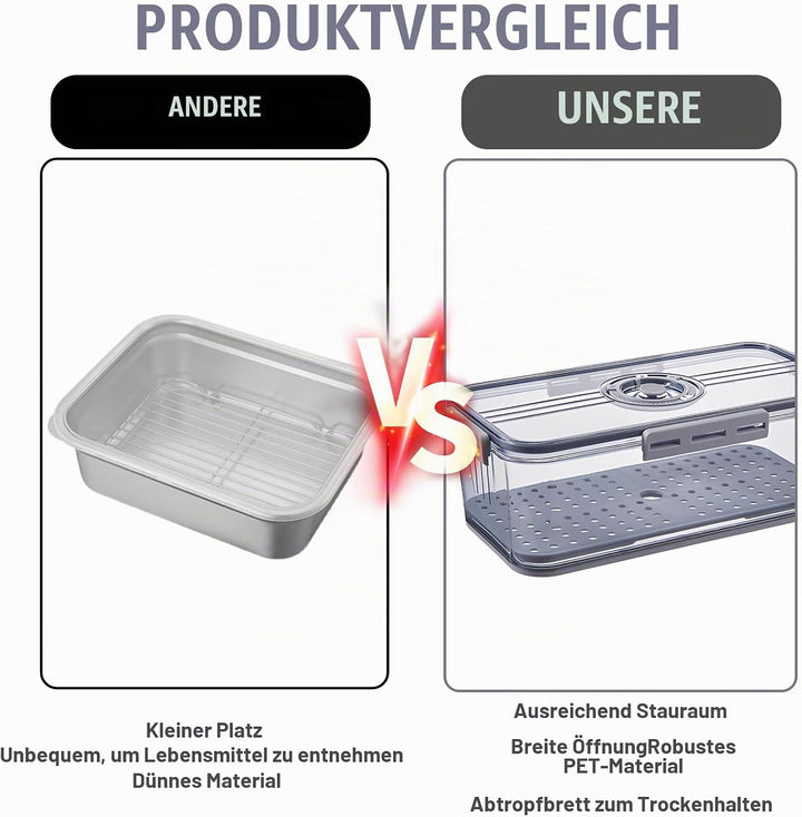 BAIFULAI Brotkasten Brotbox, Brot Aufbewahrungsbox, lebensmittelechtes PET-Material, Zeitaufzeichnun