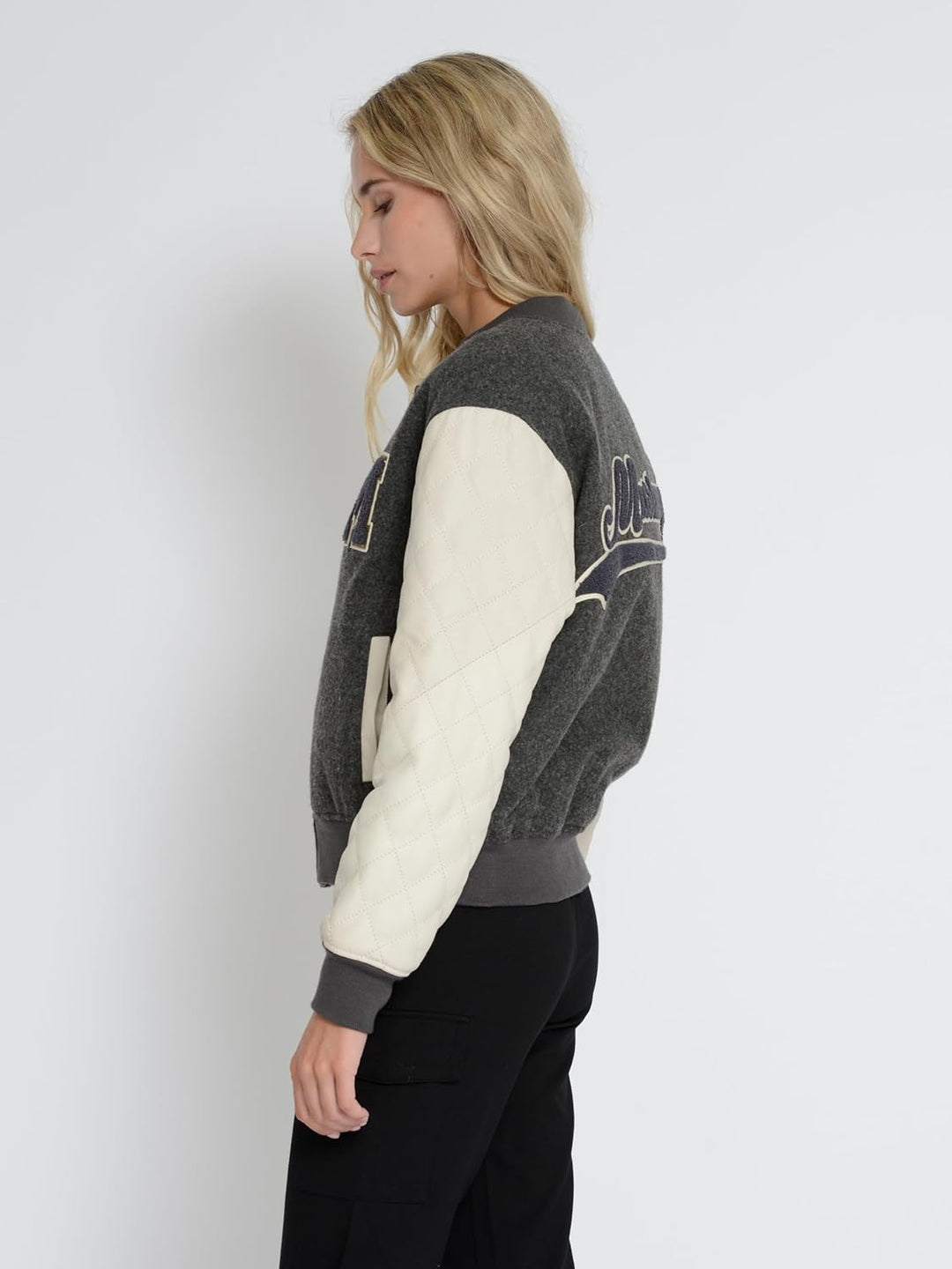 MUSTANG Damen Jacke Jacke XS ecru/anthra, XS ecru/anthra