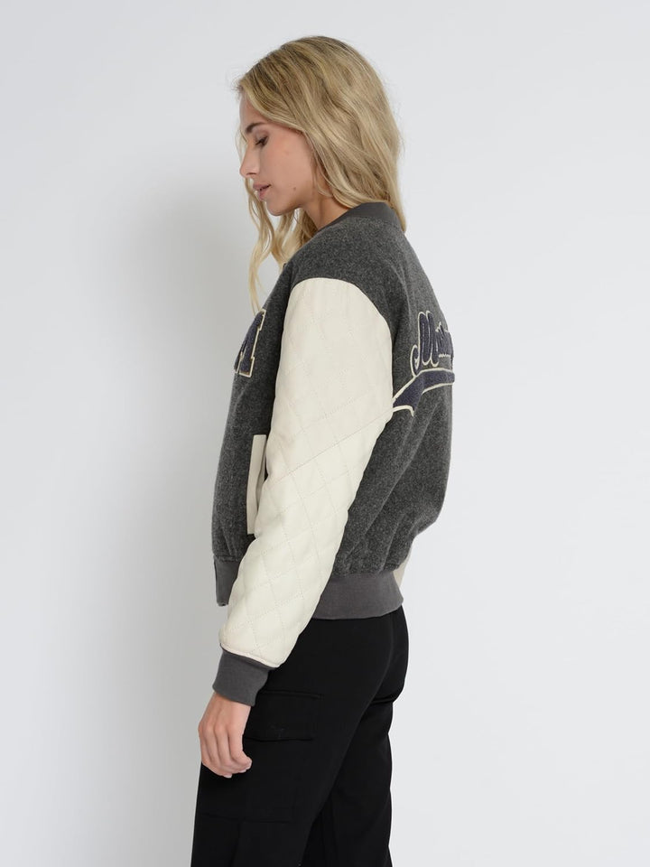 MUSTANG Damen Jacke Jacke XS ecru/anthra, XS ecru/anthra