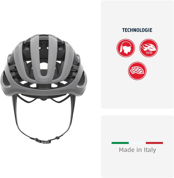 ABUS Rennradhelm AirBreaker - High-End Fahrradhelm für den professionellen Radsport - für Jugendlich