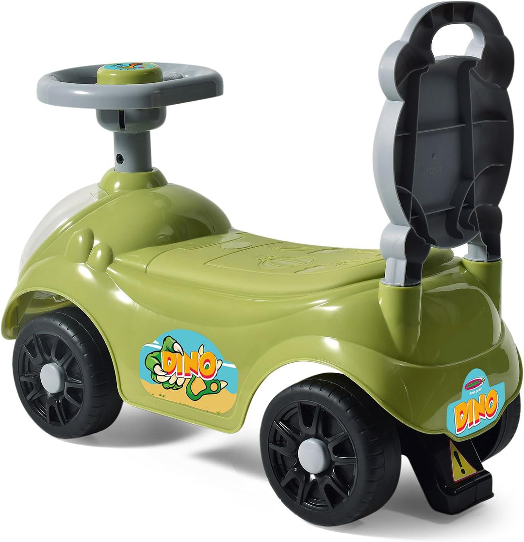 Jamara 464005 Rutscher Dino - Kippschutz, Schub- und Haltegriff, Rutscherfahrzeug