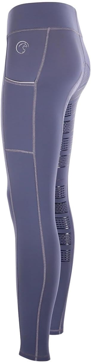 AK Wintex Reithose zum Überziehen, hohe Taille, Winter-Leggings, Vollbesatz, Silikongriff XS Anthraz