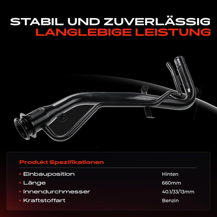 Kraftstoffeinfüllrohr Einfüllstutzen 3D für Pajero Pinin H6 W H7 W 1.8L 2.0L Benzin 1999-2007 MR3421