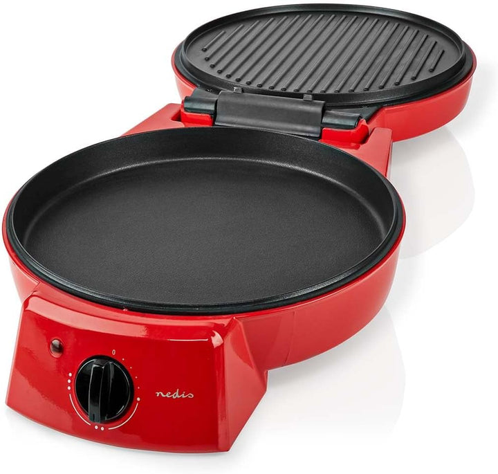 Nedis FCPM100FRD Pizzamaker, Aluminium
