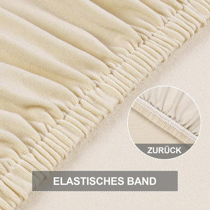 Yugarlibi Stuhlhussen 6er Set Stretch Stuhlhussen Schwingstuhl Elastische Hussen Stuhlbezug Abnehmba