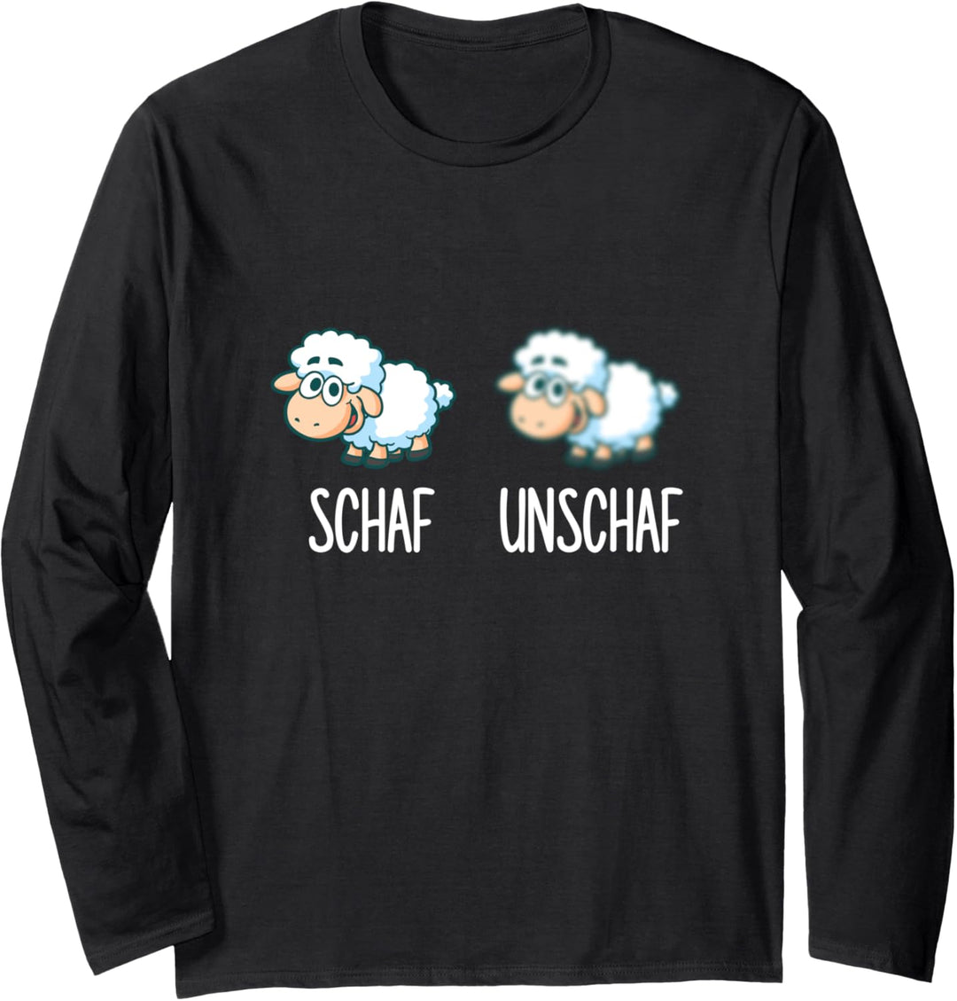 Schaf Unschaf Schafe Schäfer Langarmshirt