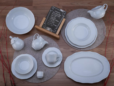 CreaTable, 16072, Serie Arianne,Kombiservice 61 tlg, 59 x 40 x 32 cm