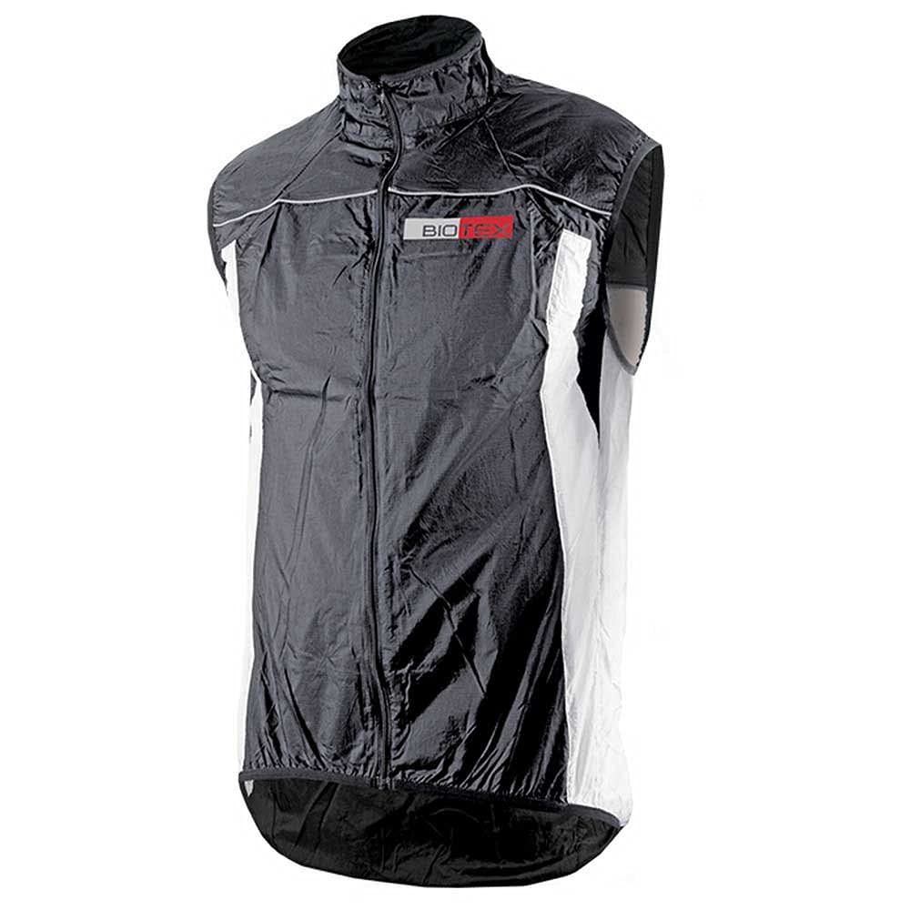 Biotex Unisex Chaleco Cortavientos Impermeable Negr Weste, bunt, XXL