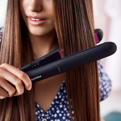 PHILIPS BHS375 / 00 Essential Straightener, ThermoProtect-Technologie, Keratin- und Keramikplatten,