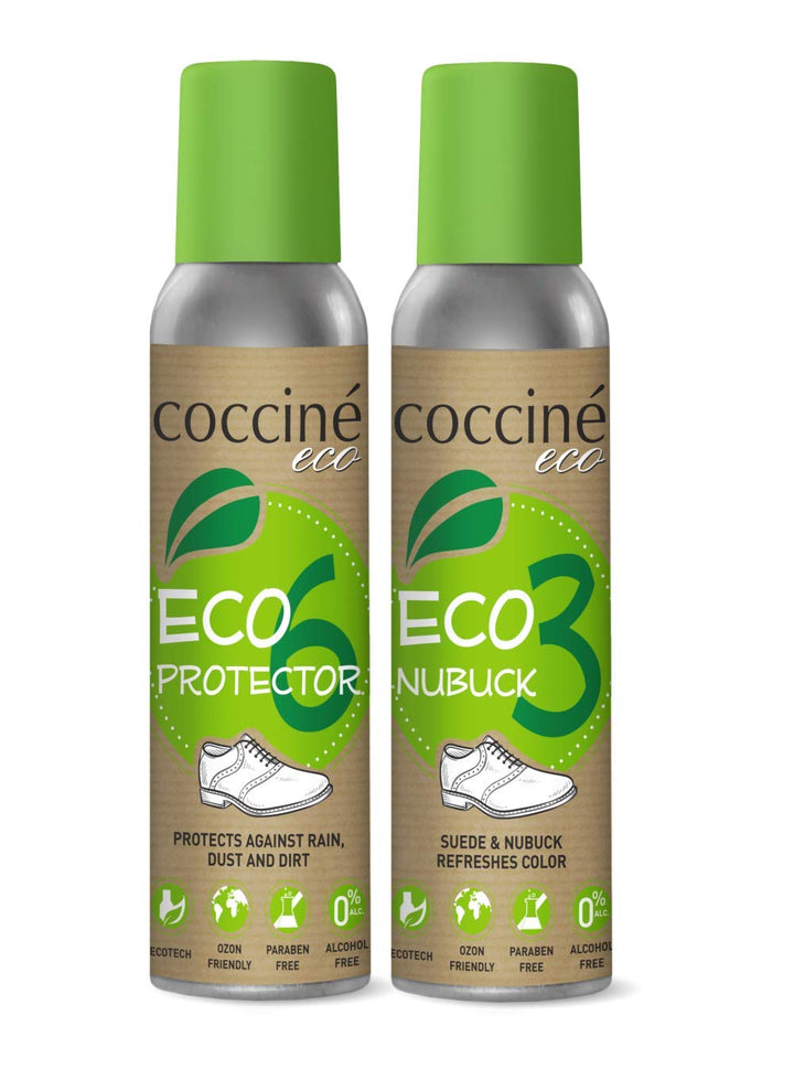 Coccine - Wildleder Pflege + Imprägnierspray Schuhe Set, Nubukleder Pflege, Impregnierungsspray Schu